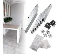 Expandable Aluminum Der Guide for Dining Table Full Exteon Invisible Rail Space Saving Multi Sect Home Hardware Solut