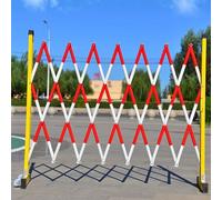 Expandable Barricade Gate, Mobile Safety Barrier Gate Expandable Metal Barricade Gate Retractable Driveway Gate