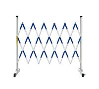 Expandable Barricade, Mobile Retractable Driveway Fence, Outdoor Metal Barricade Fence, for Road Construction(1.2x3m/3.9x9.8ft)