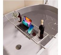 Expandable Bath Tray for Bathtubs,Stainless Steel Over the Tub Bath Tray,Great House Warming,Anniversary & Wedding and Birthday Gifts(Color11)