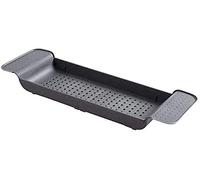 EXPANDABLE BATH TUB SHELF STORAGE CADDY BRIDGE ORGAINSER TIDY NON-SLIP EXTENDING GRIP (GREY)
