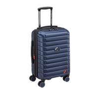 Expandable Cabin Suitcase Delsey 4DR Bleu 44 L