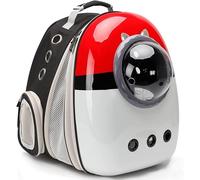 Expandable Cat Carrier Backpack, Backpack for Cats Kitten Small Puppy, Airline Approved Cat Bubble Backpack, Space Capsule Astronaut Carrier… (Black, Front Extension)