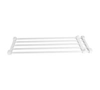 Expandable Closet Shelf Divider Convenient 50-120cm Adjustable Telescopic Storage Rack Cupboard Wardrobe Closet Divider Partition Shelf