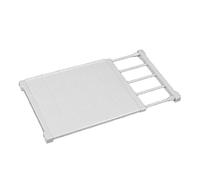 Expandable Closet Shelf Dividers Adjustable Storage for Wardrobe 34cm Width Separator for Bedroom Bathroom Kitchen Office White Maximize Space Efficiency