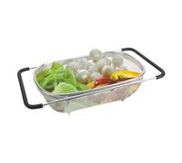 Expandable Colander Kitchen Stainless Steel 29/43 X 19 Cm Eva | Sink Strainer