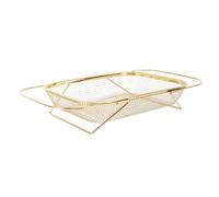 Expandable Colander Strainer, Stainless Steel Rectangular Fine Mesh Sieve Over The Kitchen Sink Colander Vegetable Mesh Strainer Basket with Handles for Drain Pasta, Rinse Fruits