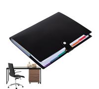 Expandable Document Folder, Coloured Labels for Storing Received Cards, Accordion File Organizer - for School Home Office Students Teachers