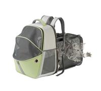 Expandable Dog Carrier - Expandable Pet Rack Pack, Cat Breathable Mesh Pet Back Pack Large Capacity Cat Bag Breathable Stretch with Transparent Cat Dog Bag for Travel