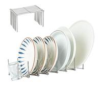 Expandable Drying Dish Rack in Sink Stainless Steel SpaceSaving Organizer for Plates Bottles & Dishes Ideal for RVs & Cabinets Kitchen Counter Display Holder