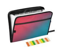 Expandable File Folder A4 Size Hanging Pocket File with Dividers for Documents School Fire and Ice