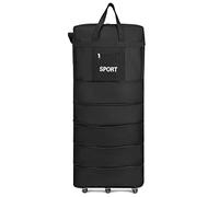 Expandable Foldable Rolling Suitcase for Travel and Business Trips