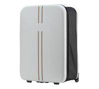 Expandable Foldable Travel Suitcase Waterproof & Shockproof Portable Large Capacity Oversized Luggage Set Unisex Travel Container(White,24in)