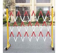 Expandable Folding Safety Barriers, Portable Crowd Control for Construction, Playgrounds & Parks, Easy-to-Use Security Solutions for Safety Management