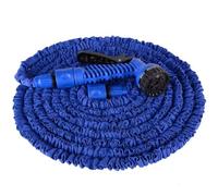 Expandable Garden Hose, 100 FT Flexible Expanding Water Hose, Expanding Magic Hoses with 7 Function Spray Nozzle, Expandable Garden Hoses Pipe, 3/4", 1/2" Connectors, Blue, 30 m
