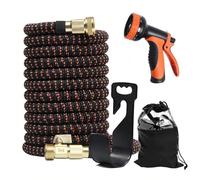 Expandable Garden Hose, 100FT Flexible Magic Hosepipe for Gardening, Patio, Car Washing and Pet Bathing