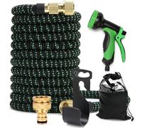 Expandable Garden Hose, 100FT Flexible Magic Hosepipe for Gardening, Patio, Car Washing and Pet Bathing