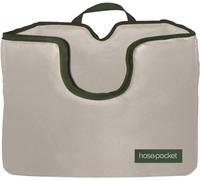 Expandable Garden Hose Holder by Hose Pocket - Store Your Expandable Garden Hose Neatly and Simply - Size Large Designed For 50-100 ft. Hose (Large)