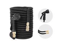 Expandable Garden Hose Pipe 100FT, 200 FT & 250 FT with 8 Modes Water Spray Gun Gardening, Car Wash, Pet Bathing (200 FT)