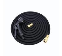 Expandable Garden Hose Pipe 100FT/200FT/250FT with 8-Function Spray Nozzle and Brass Fittings - Ideal for Gardening, Car Washing, and Pet Bathing (200FT)