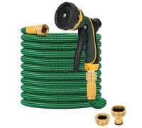 Expandable Garden Hose Pipe - 30M (100ft) Extra Long Flexible Expanding Water Hose, 30 M for for Large Yards & Driveways, Lightweight, Easy Storage, Kink Free