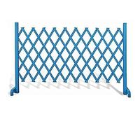 Expandable Garden Trellis Solid Wood Freestanding Lattice Panels Decorative Lattice Fence for Climbing Plants Garden Fences(Blu,170x70cm)