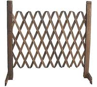 Expandable Garden Trellis Solid Wood Freestanding Lattice Panels Decorative Lattice Fence Trellis for Climbing Plants Garden Fence(90cm)