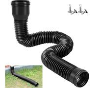 Expandable Guttering Drain Pipe 1PCS, 150cm Flexible Downpipe Downspout Extension, Adjustable Guttering Rainwater Kit, Durable Guttering Pipes and Fittings for Lawns, Gardens, Yards, Cement Floors