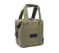 Expandable Handle Insulated Outdoor Bag with Full Coverage Zipper Opening and Structured Top Cover for Stable (Green)