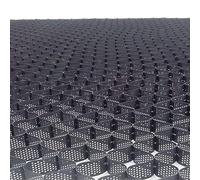 Expandable Honeycomb Pea Gravel Grid - 2" Deep Black Plastic Pavers for Camper Pads, Parking Areas & Patios (Size: 6x7m/19.7x23ft)
