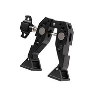 Expandable Hot Shoe Clamp Featuring Multiple 1/4 and 3/8 Screw Holes for Camera Accessories Anti Slip Design Adjustable Rotating Camera Clamp