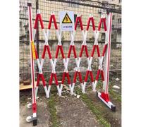 Expandable Industrial Barricade - Mobile Traffic Gate for Crowd Control and Event Management