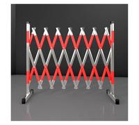 Expandable Industrial Metal Barrier - Easy Assembly Crowd Control Gate - Flexible Mobile Traffic Management for Events - Safety Solution
