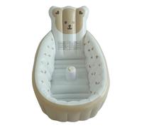Expandable Inflatable Bath Tub For Newborns To Toddler Nonslip Floor With Thickened Air Chamber Structure Inflatable Bath Tub Design