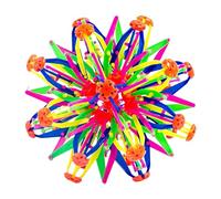 Expandable Magic Ball, Coloured Pla-stic Expanding Magic Ball, Scalable Variable Flower Shape Magic Ball Kids Toys, Expand Ball Stress Ball Adults