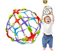 Expandable Magic Sphere - Colorful Expanding Ball Toy, Flexible Telescopic Fidget, Lightweight Stress Relief | Fun Breathing Exercise Game For Kids Party Parent Child Outdoor Interaction