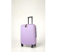 Premium Lavender Purple Medium Suitcase, 100% German Covestro Polycarbonate, 4 Spinner Wheel Medium Check-In Hard Shell Hand Luggage Suitcase, Superior Organisation TSA Security Lock Ultra-Quiet Wheel