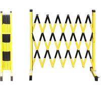 Expandable Metal Barricade, Mobile Safety Barrier Gate, Adjustable Traffic Fence, Retractable for Yard, Pool, Store - Space Saving Design, 1.2x9m Size