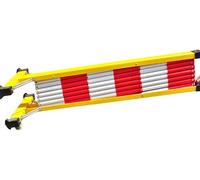 Expandable Metal Barricade, Retractable Barricade Fence for Road Outdoor Flexible Mobile Barrier Gate