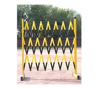 Expandable Metal Barricade, Retractable Crowd Control Barrier for Public Safety and Event Management, Heavy-Duty Portable Fence System