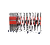 Expandable Metal Barrier - Safety Gate for Kindergarten School Hospital Industrial Security - Access Control 1.1m x 2.5m - Durable & Portable Safety Solution