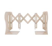 Expandable Metal Bookends Adjustable Heavy Duty Book Stoppers Stainless Steel CD DVD Magazine Storage Office Student