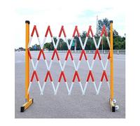 Expandable Mobile Barricade, Portable Expanding Barrier Gate, Outdoor Retractable Traffic Fence Flexible for Crowd Control Warnings (Color : Rosso, Size : 47x138in)
