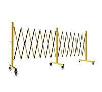 Expandable Mobile Safety Barrier, Heavy Duty Retractable Traffic Barricade