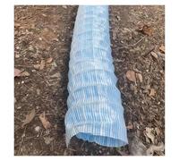 Expandable Perforated French Drain Pipe 2" Width, Construction Site/Sports Field Underground Drainage Tube & Weeping Tile, Non Woven Drain Pipes(L 47m/154.2')