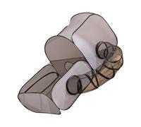 Expandable Pet Tunnel House Enclosure Removable Game Playpen Shelter House Foldable Design Easy Storage and Transport Cats Shelter with Play Tunnel