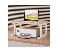 Expandable Printer Stand Multifunctional Storage nizer for Home Office Desktop & Standing Desks (Yellow) - Perfect for Printers & Office Supplies