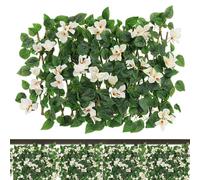 Expandable Privacy Fence Screen - Artificial Ivy, Privacy Screening Panel | Simulation Fence with Leaves, Garden Screening Privacy Hedge Screen Expanding Trellis for Yard, Garden