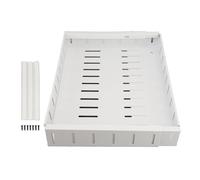 Expandable Pull Out Shelf, Heavy Duty Carbon Steel, Slide Out Design with Adjustable Dividers for Kitchen Pantry Organization and Easy Access