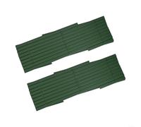 Expandable PVC Plastic Trellis for Climbing Plants, Garden Wall Decoration, Flower Bed Separator, 1.8m x 30cm, Green, Weather-Resistant(2pcs)